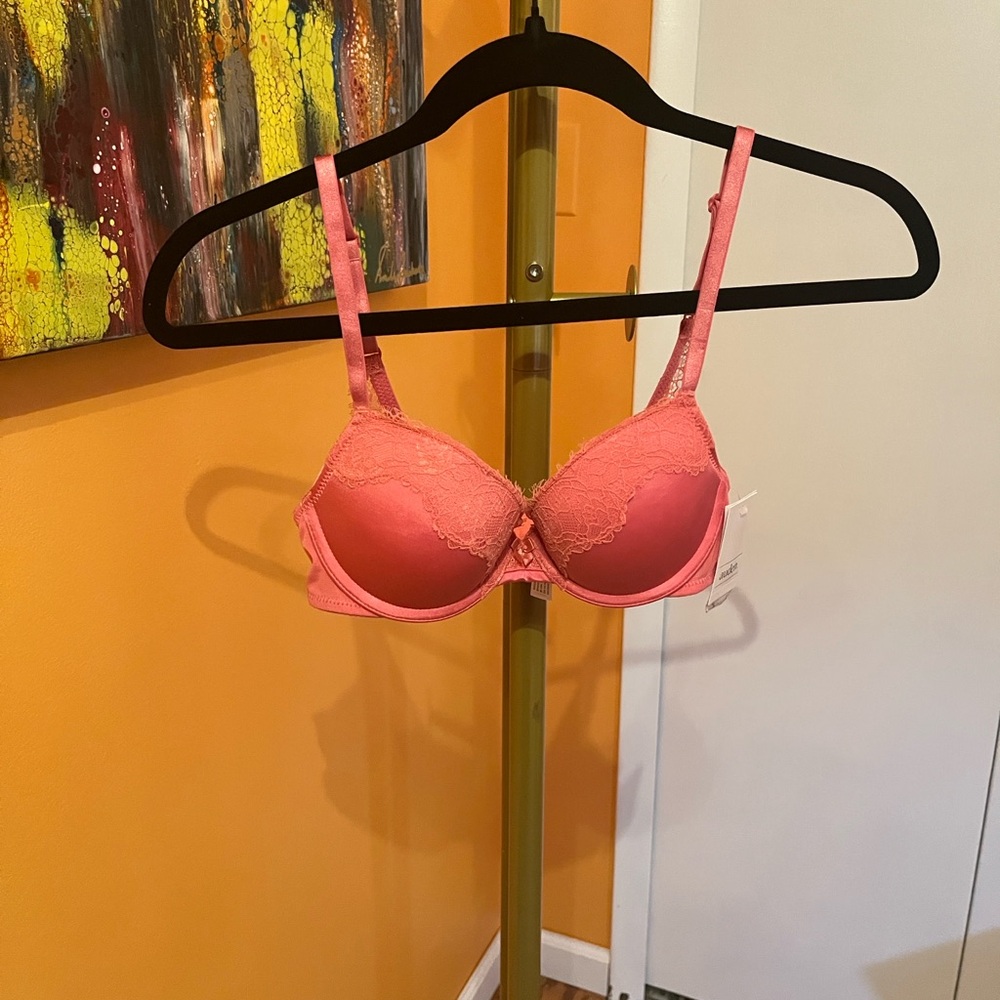 Auden Pink Lace Bra